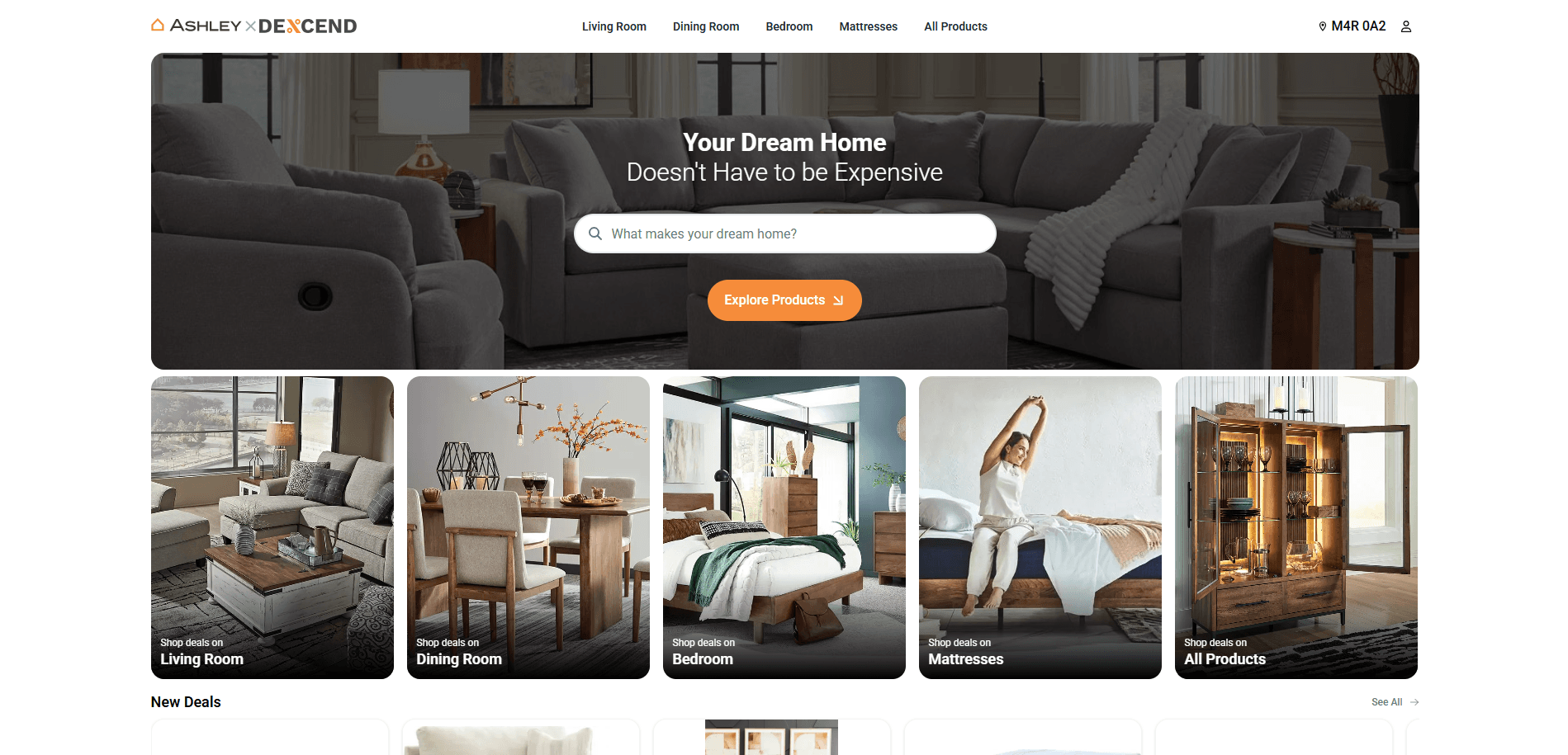 Ashley x Descend Auction Platform